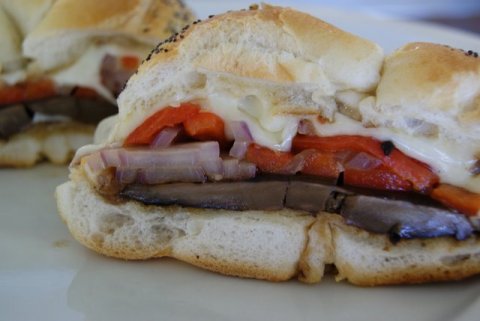 Portobello sandwich at the Cookroom